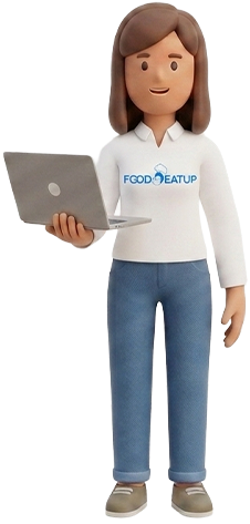 Experte FoodEatUp prête à vous accompagner pendant l'appel.
